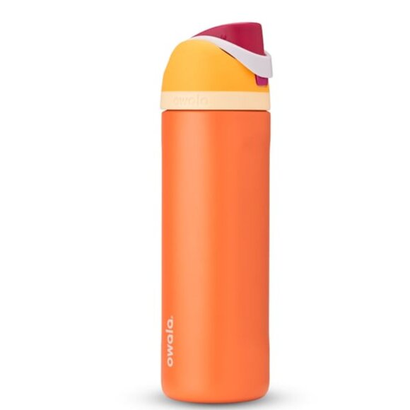 Owala FreeSip Stainless Steel Water Bottle / 24oz / Color: Citrus Crush new - Picture 1 of 3